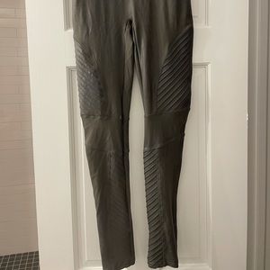 Spanx Moto leggings - olive/grey